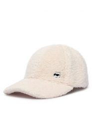 KARL LAGERFELD Czapka z daszkiem B4W33106 Kremowy. Białe czapki i kapelusze damskie KARL LAGERFELD, bez wzorów, z poliesteru. Za 339.99 zł.