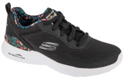 Buty sportowe Sneakersy damskie, Skech-Air Dynamight - Laid Out. Czarne obuwie sportowe damskie Skechers, bez wzorów, z materiału, trekkingowe. Za 299.99 zł.