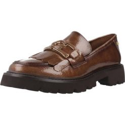 Buty CARMELA 162698C Brązowy. Brązowe obuwie sportowe damskie Carmela, bez wzorów, ze skóry, na fitness i siłownię. Za 352.05 zł.