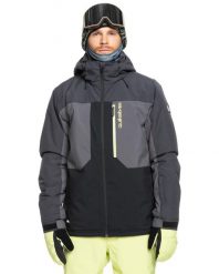 Kurtka do sportów zimowych dla Mężczyzn DAWSON. Czarne kurtki snowboardowe męskie Quiksilver, m, bez wzorów, z materiału, z kapturem, narciarskie. Za 1,099.00 zł.