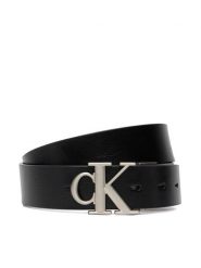 Calvin Klein Pasek Ck Buckle Tumbled 35Mm Adj/Rev LV04D7049G Czarny. Czarne paski damskie Calvin Klein, bez wzorów, ze skóry. Za 289.99 zł.