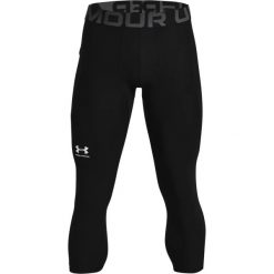 Legginsy Under Armour 3/4. Białe legginsy sportowe męskie Under Armour, xs, bez wzorów, z elastanu, na fitness i siłownię. Za 167.50 zł.
