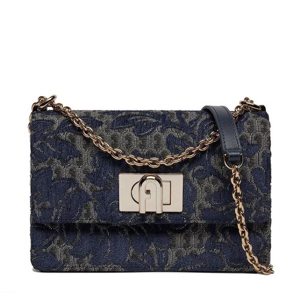 Torebka Furla. Brązowe listonoszki damskie Furla, bez wzorów, bez dodatków. Za 1,379.00 zł.