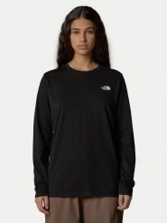 The North Face Bluzka Simple Dome NF0A87QP Czarny Relaxed Fit. Czarne bluzki damskie The North Face, s, bez wzorów, z bawełny, bez kołnierzyka, bez ramiączek. Za 129.99 zł.