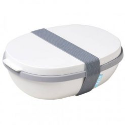 Lunchbox Ellipse Duo biały 107640030600. Białe torby i plecaki dziecięce Mepal, z materiału. W wyprzedaży za 67.90 zł.