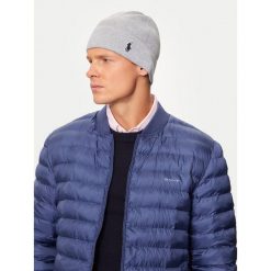 Czapka Polo Ralph Lauren. Szare czapki i kapelusze męskie Polo Ralph Lauren, na zimę, bez wzorów. Za 319.99 zł.