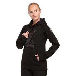 Bluza damska Kilpi Ltd Bellatrix. Czarne bluzy damskie Kilpi, s, bez wzorów, bez kaptura. Za 318.77 zł.