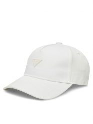 Guess Czapka z daszkiem H5RZ00 WO08O Biały. Białe czapki dla dzieci Guess, z aplikacjami, z bawełny. Za 79.99 zł.
