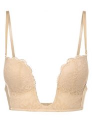 MAGIC Bodyfashion biustonosz V-Bra Lace Kobiety beżowy, 80C. Brązowe biustonosze Magic Bodyfashion, bez wzorów. Za 209.95 zł.