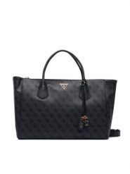 Guess Torebka Marissa Logo HWSG24 82240 Szary ciemny. Szare torebki do ręki damskie Guess, z aplikacjami, ze skóry, bez dodatków. Za 674.99 zł.