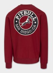 Bluza męska Pitbull SAN DIEGO CA. Czerwone bluzy męskie PITBULL, m, bez wzorów, z bawełny, bez kaptura. Za 159.99 zł.