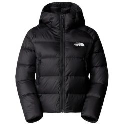 Kurtka sportowa damska W Hyalite Down Hooded Jacket. Czarne kurtki sportowe damskie The North Face, xl, bez wzorów, z materiału, z kapturem. Za 1,067.20 zł.