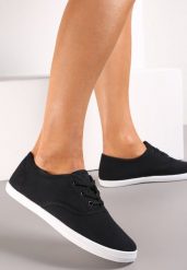 Czarne Sznurowane Tenisówki Przed Kostkę Jennessa. Czarne trampki i tenisówki damskie Renee, bez wzorów, z jeansu, eleganckie, przed kostkę, bez zapięcia. Za 44.99 zł.