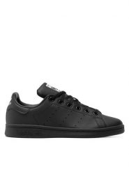 Adidas Sneakersy Stan Smith J FX7523 Czarny. Czarne buty sportowe dziewczęce Adidas, bez wzorów, ze skóry, bez zapięcia. Za 199.99 zł.
