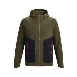 Męska kurtka dresowa Under Armour UNSTOPPABLE LC. Brązowe kurtki sportowe męskie Under Armour, m, bez wzorów, z dresówki, na fitness i siłownię. Za 495.15 zł.