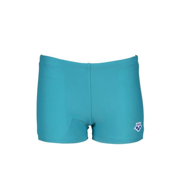 Kąpielówki chłopięce spodenki kąpielowe bokserki na basen Arena Icons. Niebieskie kąpielówki dla chłopców Arena, bez wzorów. Za 49.99 zł.