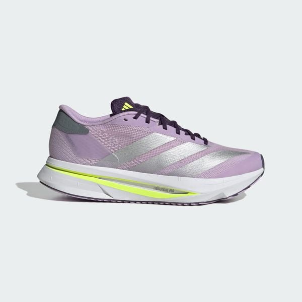 Buty Adizero SL2. Białe obuwie sportowe damskie Adidas, bez wzorów, z gumy, do biegania. Za 569.00 zł.