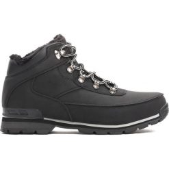 Czarne Traperki Cold Front. Czarne buty zimowe chłopięce Born2be, z materiału. Za 74.99 zł.