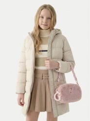Guess Kurtka zimowa J6BL01 W3991 Kremowy Regular Fit. Białe buty zimowe dziewczęce Guess, na zimę, z aplikacjami, z syntetyku, bez kaptura. Za 474.99 zł.
