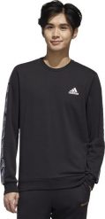 Adidas Bluza męska M E Tpe Swt czarna r. S (GD5448). Czarne bluzy męskie Adidas, m, bez wzorów, bez kaptura. Za 196.08 zł.
