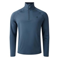 Koszulka termoaktywna Dare 2B Fuse Up II Core Stretch. Niebieskie koszulki sportowe męskie Dare 2b, na zimę, m, bez wzorów, z elastanu, bez kołnierzyka, bez ramiączek, narciarskie. Za 80.00 zł.