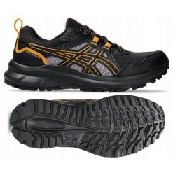 Buty sportowe dla kobiet Asics TRAIL SCOUT 3. Czarne obuwie sportowe damskie Asics, bez wzorów, do biegania. Za 389.99 zł.