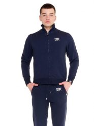 Bluza z zamek błyskawiczny na siłownia na czas wolny. Czerwone bluzy męskie LEONE 1947 APPAREL, m, bez wzorów, bez kaptura. Za 147.31 zł.