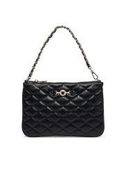 Guess Torebka PW7587 P6474 Czarny. Czarne kopertówki damskie Guess, z aplikacjami, ze skóry, bez dodatków. Za 264.99 zł.