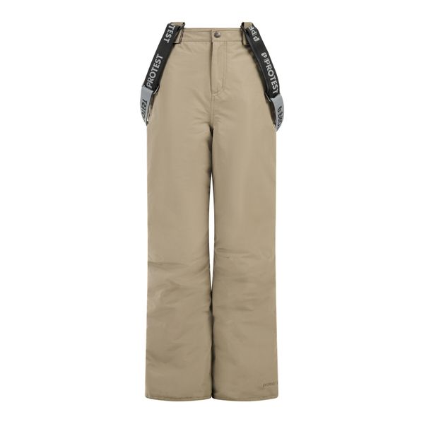 Dziewczęce spodnie narciarskie Protest Whisper. Brązowe buty zimowe dziewczęce Protest, bez wzorów, bez zapięcia. Za 314.50 zł.