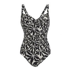 Damski kostium kąpielowy 1-częściowy Regatta Sakari Tummy Control. Brązowe kostiumy jednoczęściowe damskie Regatta, xl, bez wzorów. Za 119.99 zł.