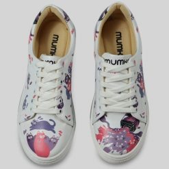 Mumka Shoes Sneakersy wegańskie Koty są Wszędzie Mumka-41. Trampki i tenisówki damskie Mumka Shoes, bez wzorów, bez zapięcia. Za 329.00 zł.