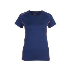Damska koszulka techniczna Peak Mountain. Brązowe t-shirty damskie Peak Mountain, s, bez wzorów, z elastanu, bez kołnierzyka. Za 121.00 zł.