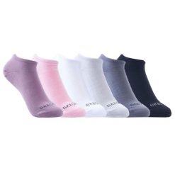 Skarpetki sportowe damskie 6pk Womens No Show Socks. Skarpety damskie Skechers, bez wzorów, z materiału. Za 89.99 zł.