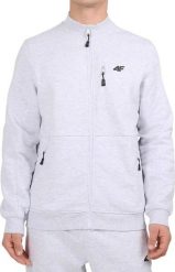 4f Bluza męska 4F M2547 chłodny jasny szary melanż 4FWMM00TSWSM2547 27M L. Szare bluzy męskie 4f, l, bez wzorów, bez kaptura. Za 180.55 zł.