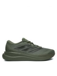 Adidas Buty do biegania Runfalcon 6 IH9528 Zielony. Zielone buty sportowe męskie Adidas, z materiału, bez zapięcia, do biegania. Za 259.99 zł.