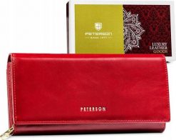 Peterson Klasyczny portfel damski ze skóry naturalnej — Peterson. Portfele damskie Peterson, bez wzorów, ze skóry. Za 298.94 zł.