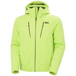 Kurtka narciarska Helly Hansen Alpha 4.0. Brązowe kurtki męskie Helly Hansen, m, bez wzorów, z elastanu, bez kaptura. Za 1,540.00 zł.