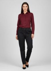 Eleganckie grafitowe spodnie Jeangaliny02 o kroju regular PLUS SIZE XXL OVERSIZE JESIEŃ. Szare spódnice damskie Moda Size Plus Iwanek, na jesień, plus size, bez wzorów, z bawełny, eleganckie, plus size, oversize. Za 199.90 zł.