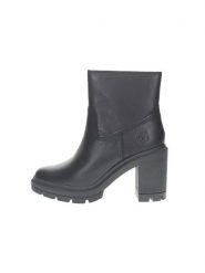 Timberland Botki TB0A26WAW021 Czarny. Czarne botki damskie Timberland, ze skóry, bez obcasa, na słupku, bez zapięcia. Za 509.99 zł.