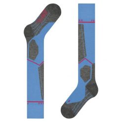 Damskie skarpety kompresyjne Falke SK4 Advanced. Niebieskie skarpety damskie Falke, bez wzorów. Za 207.00 zł.