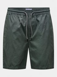 Only & Sons Szorty materiałowe Tel 22027949 Szary Regular Fit. Szare szorty męskie Only & Sons, m, bez wzorów, z bawełny. Za 159.99 zł.