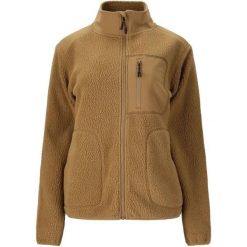 Damski polar Whistler Felis Teddy. Brązowe bluzy sportowe damskie Whistler, bez wzorów, z polaru, bez kaptura, narciarskie. Za 246.50 zł.