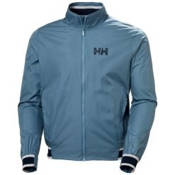 Kurtka wodoodporna Helly Hansen Salt Windbreaker. Niebieskie kurtki męskie Helly Hansen, m, bez wzorów, bez kaptura. W wyprzedaży za 545.00 zł.