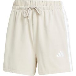 Spodenki Adidas Sport W 3S Sj Sho Damskie. Brązowe szorty sportowe damskie Adidas, na lato, m, bez wzorów, z bawełny, klasyczne, z standardowym stanem, trekkingowe. Za 144.60 zł.