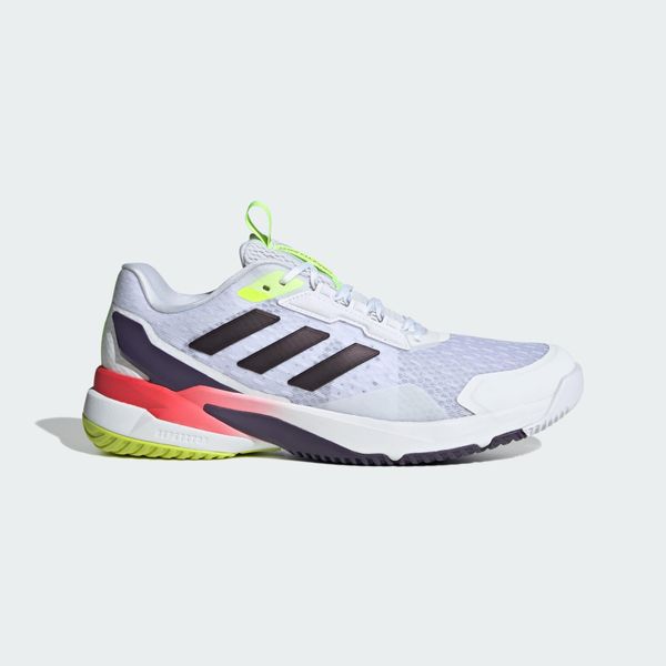 Buty halowe Crazyflight 6. Białe buty sportowe męskie Adidas, bez zapięcia, do piłki ręcznej. Za 649.00 zł.