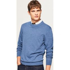 Gładki sweter - Niebieski. Kardigany damskie marki Reserved. Za 59.99 zł.