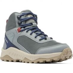 Buty trekkingowe damskie Columbia Trailstorm Ascend Mid. Szare obuwie sportowe damskie Columbia, bez wzorów, z materiału, trekkingowe. Za 512.00 zł.
