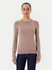 Guess Sweter W2YR30 Z2V62 Brązowy Regular Fit. Brązowe swetry damskie Guess, m, z aplikacjami, z wiskozy, bez kołnierzyka, bez ramiączek, bez kaptura. Za 249.99 zł.