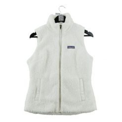 Second life - Kurtka polarowa damska Los Gatos Vest - Jak nowy. Białe kurtki damskie Patagonia, m, bez wzorów, z polaru, bez kaptura. Za 234.96 zł.