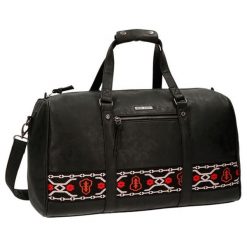 Torba w kolorze czarnym - (S)50 x (W)27 x (G)20 cm. Torby podróżne damskie Pepe Jeans, w paski, z materiału. W wyprzedaży za 199.95 zł.